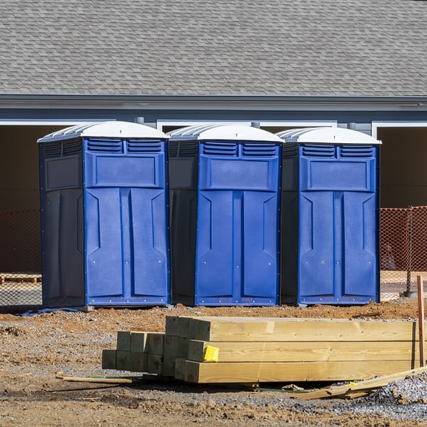 how can i report damages or issues with the porta potties during my rental period in Fuller Acres California